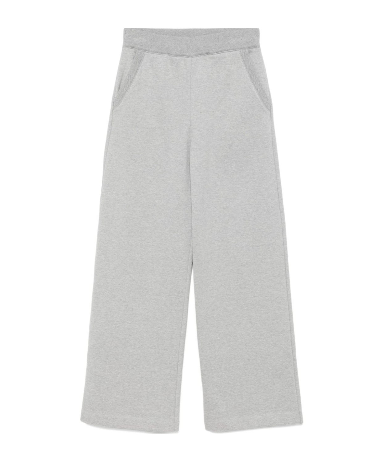 Miu Miu Logo Casual Pants In White