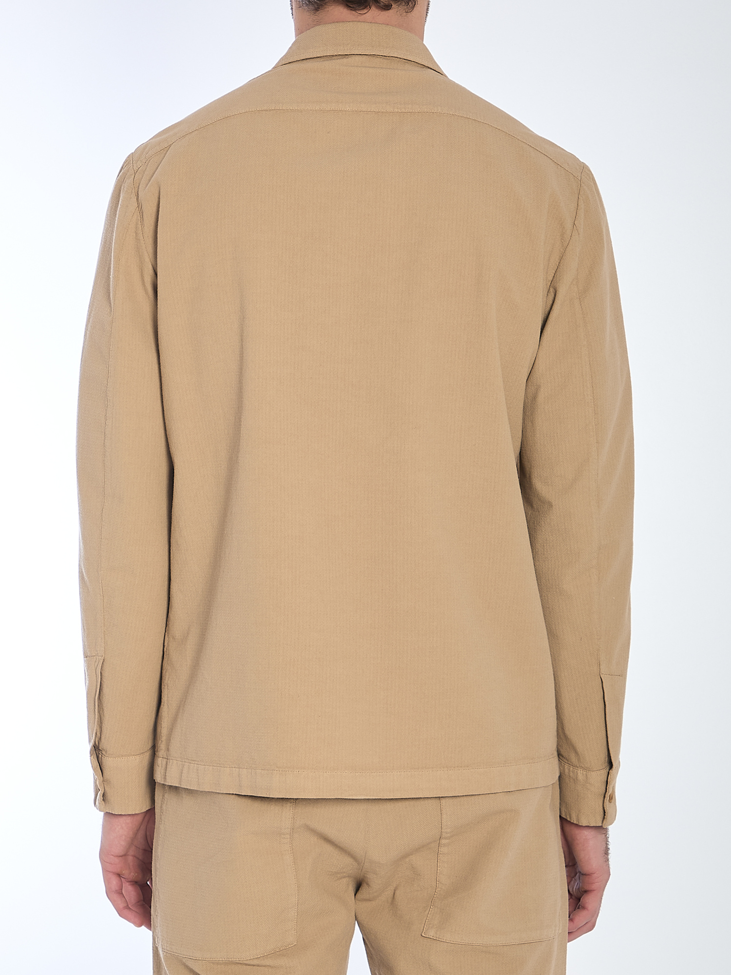 Barena Venezia Cedrone Arela Overshirt In Nude