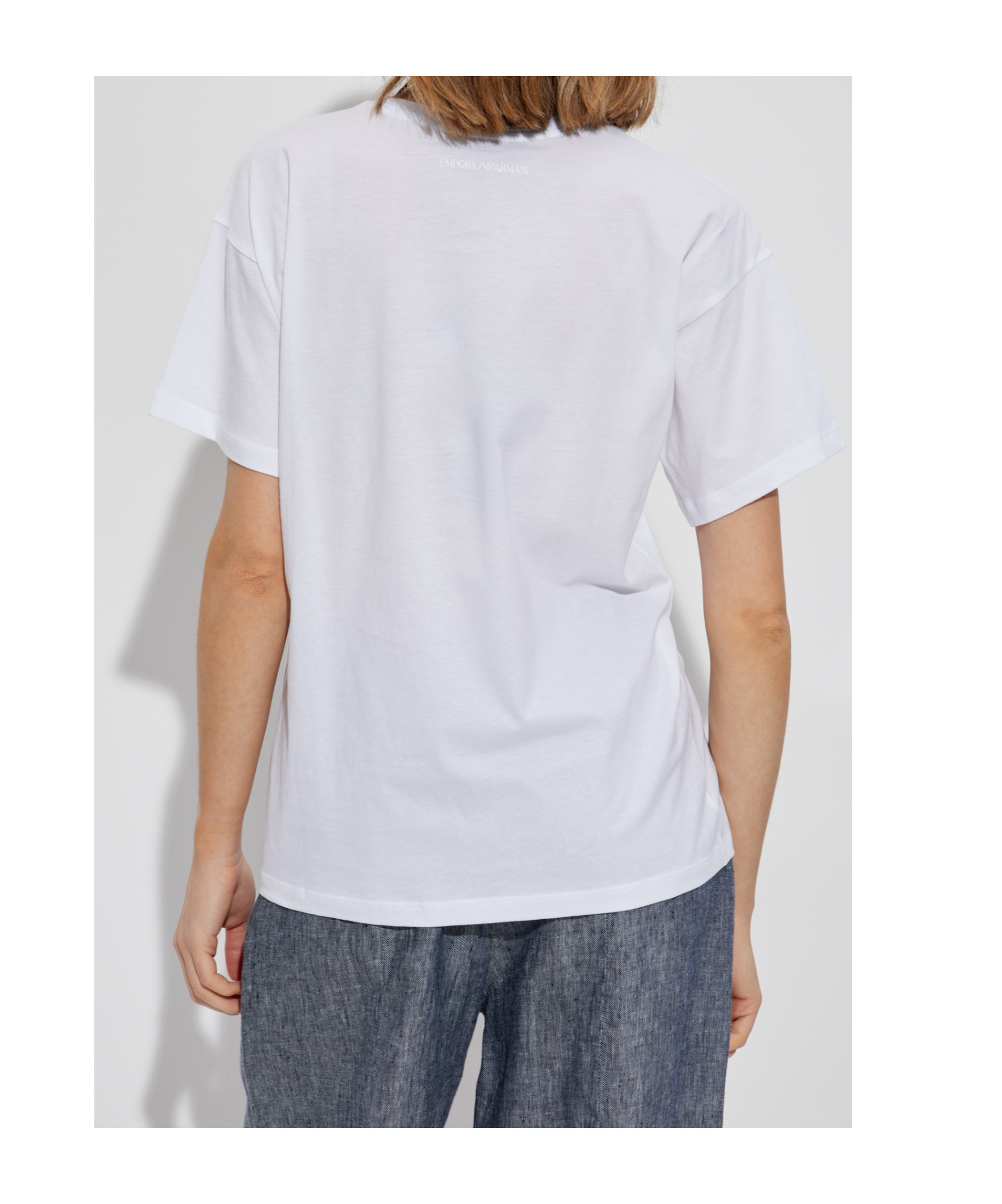 Emporio Armani Short-sleeved T-shirt In White