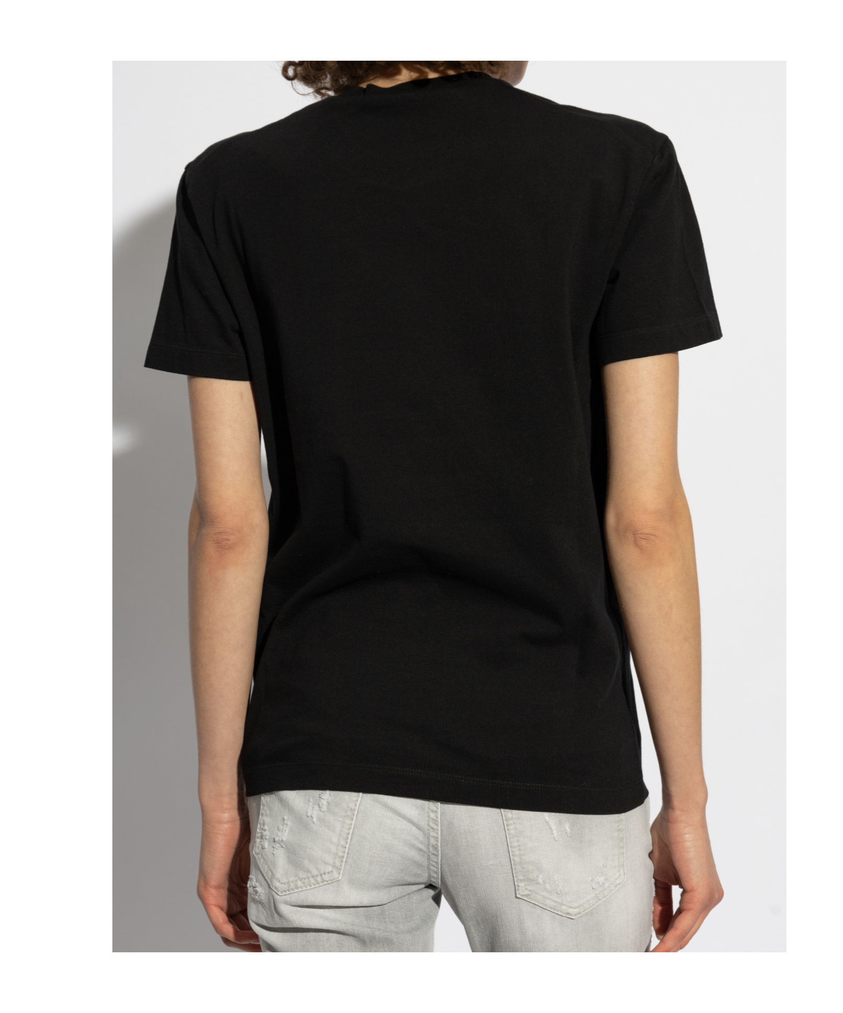 Dsquared2 Just Right Fit Label T-shirt In Black