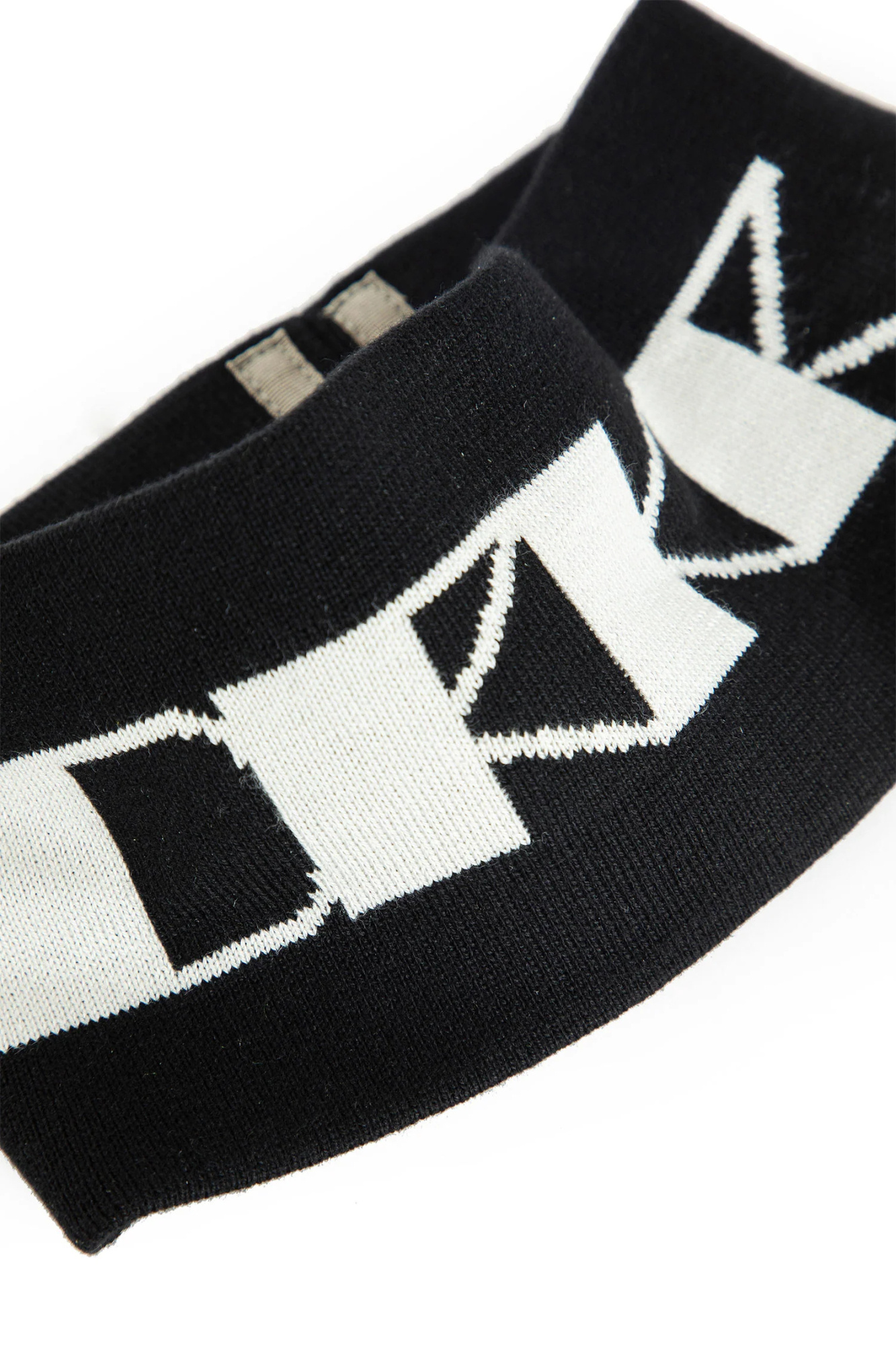 Rick Owens Drkshdw Concordians Knit Headband In Black