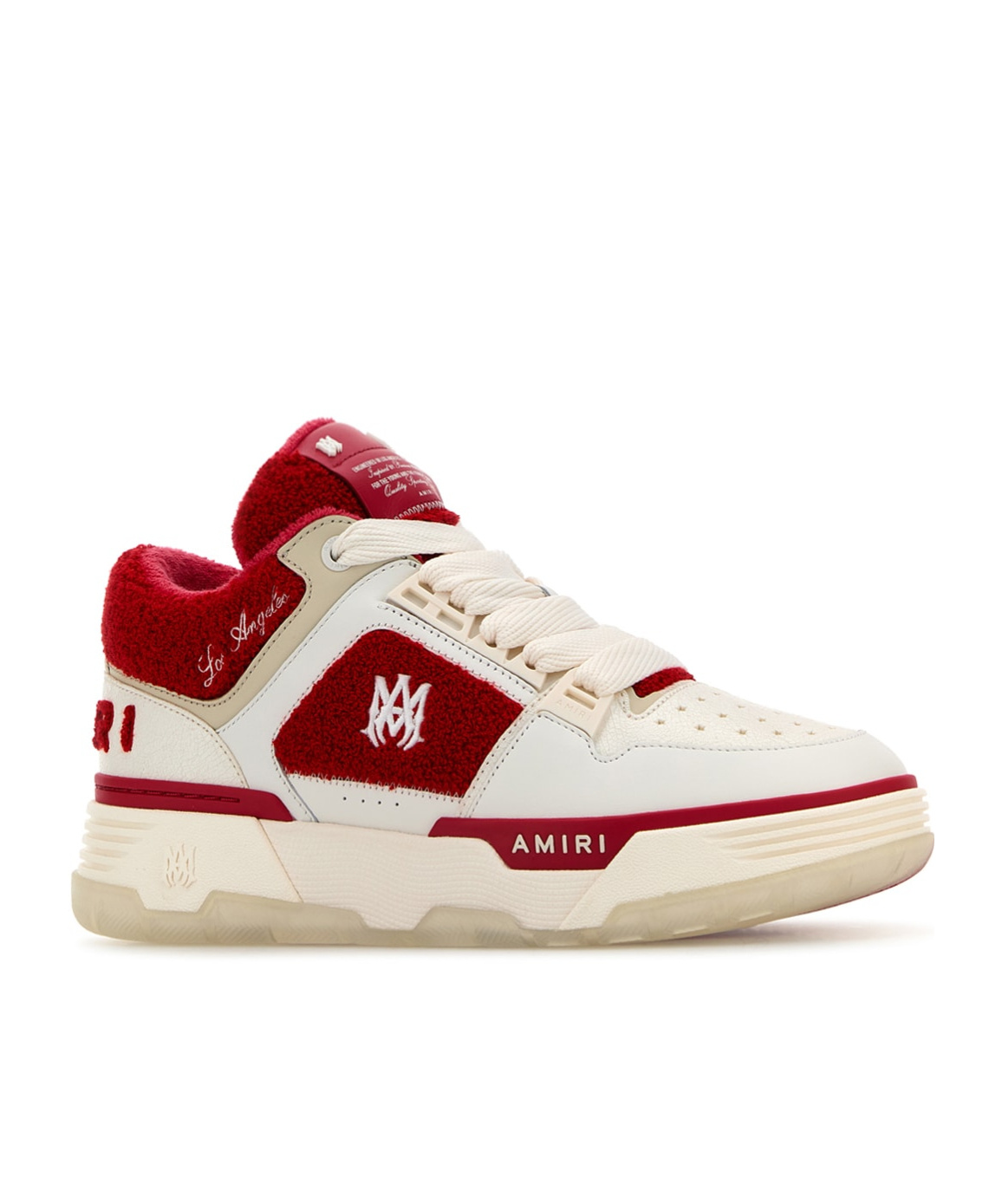 Amiri Varsity Ma-1 Sneakers Varsity Red In Nude