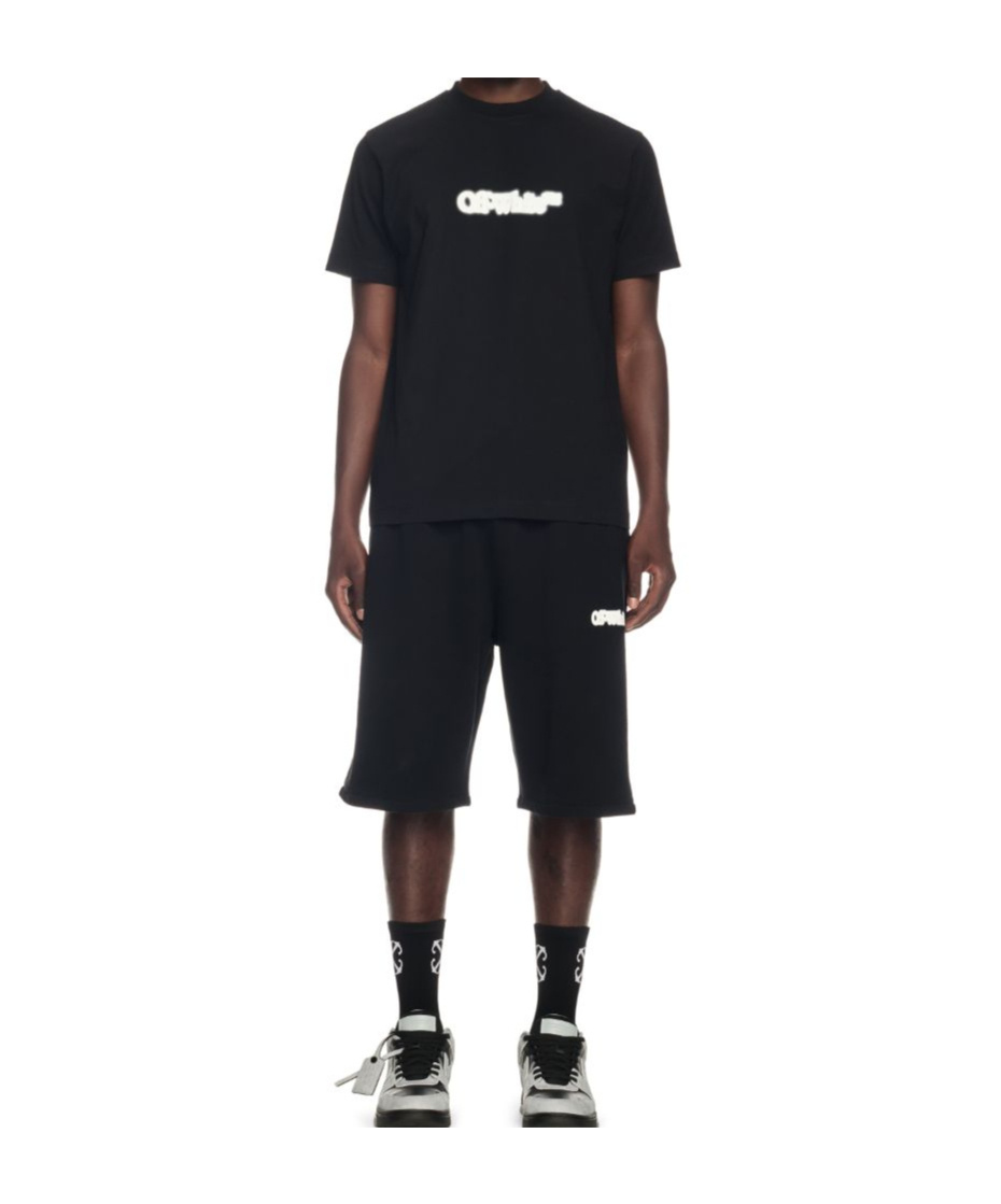 Shop Off-white Spray Arrow T-shirt In Black