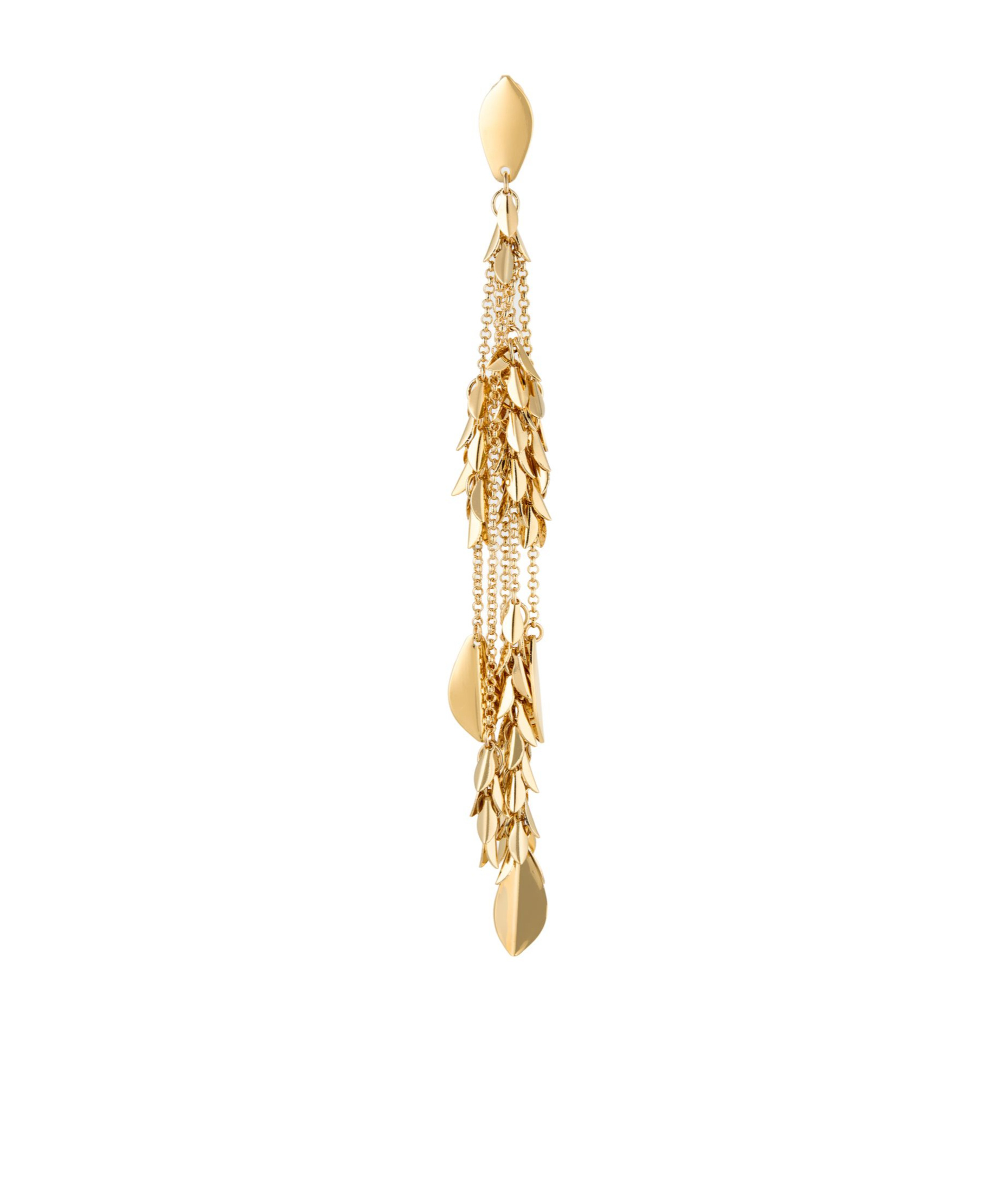 Isabel Marant Leaf Single Earring In Yellow