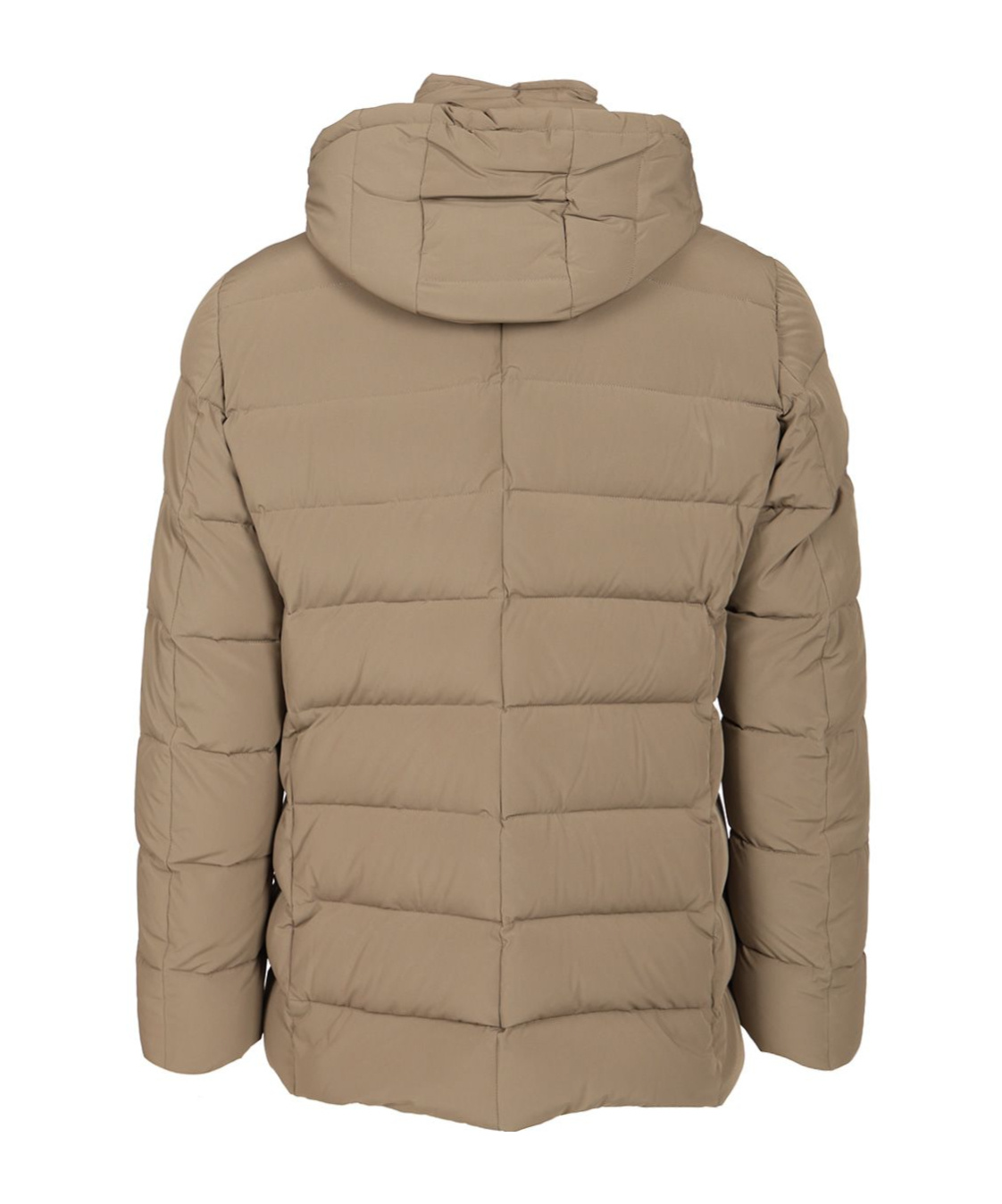 Moorer Florio-kn 2 Petti Cappuccio Trapunta Microf Coats Beige In Brown