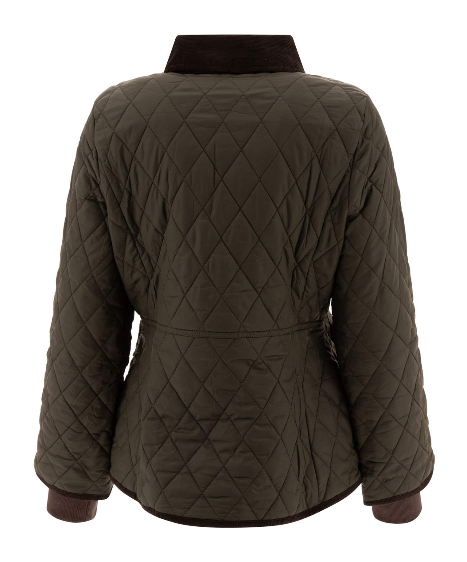 Barbour Fitted Beadnell Quilt Jacket In Black