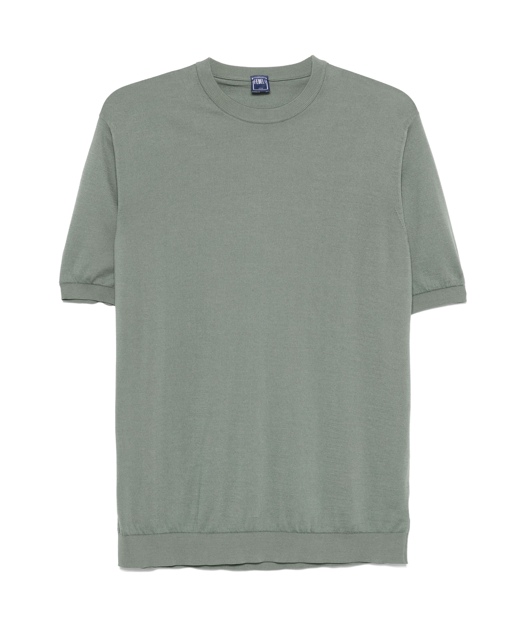 Fedeli Round Neck T-shirt In Green
