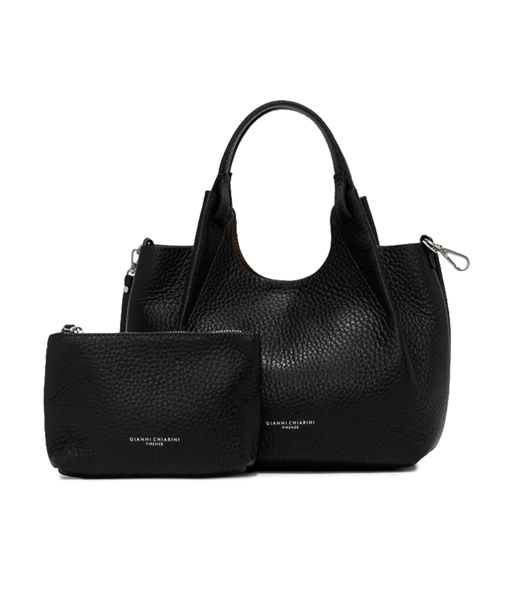 Gianni Chiarini Double-handle Handbag In Black
