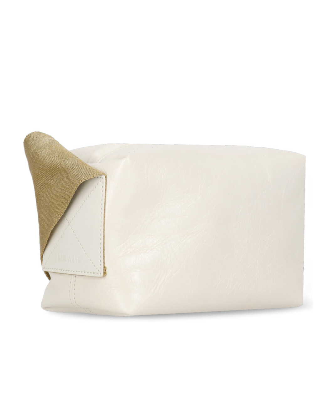 Uma Wang Zippered Shoulder Bag In White