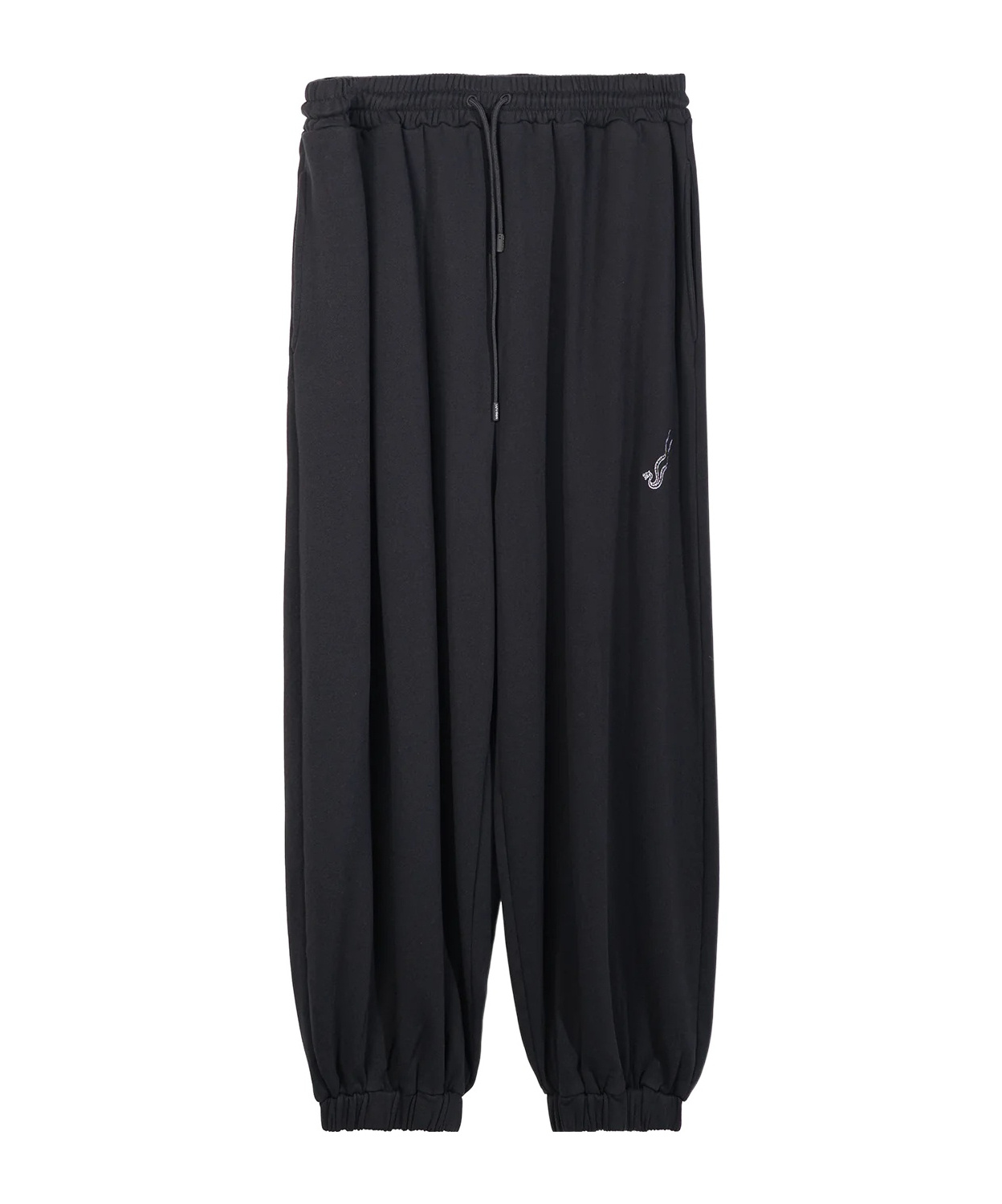 Lu'u Dan Baggy Bontan Sweatpants In Black