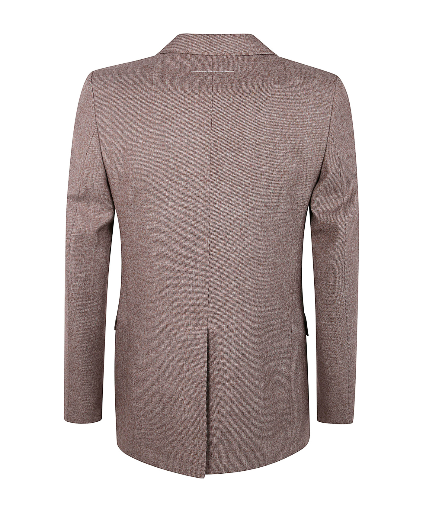 Mm6 Maison Margiela Tailored Jacket With Back Vent And Flap Pockets In Gray