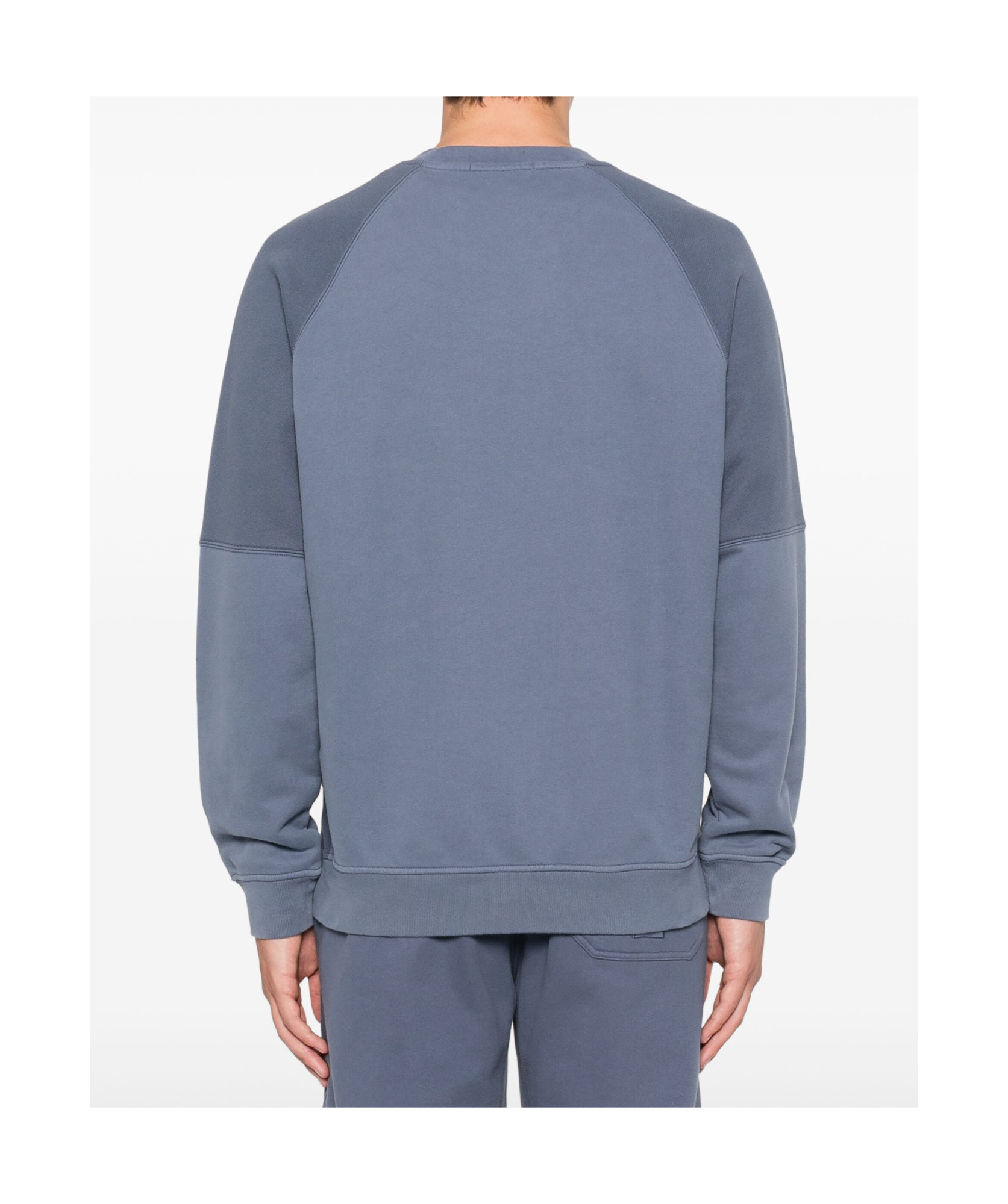 Stone Island Compass-badge Sweatshirt In Blue