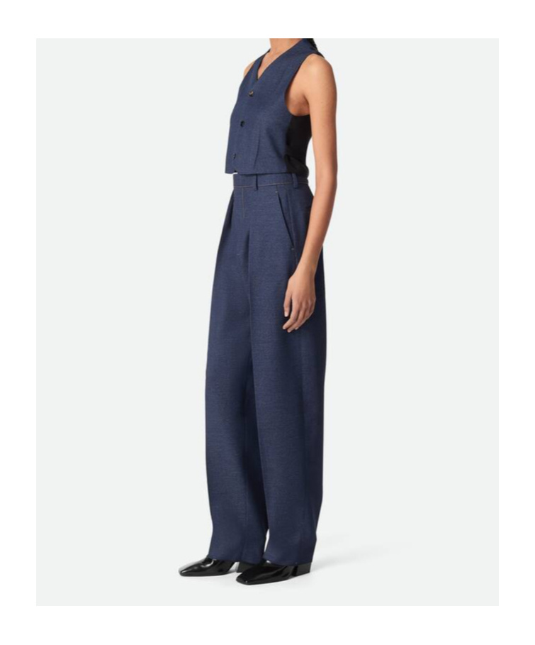 Shop Bottega Veneta Melange Wool Gilet