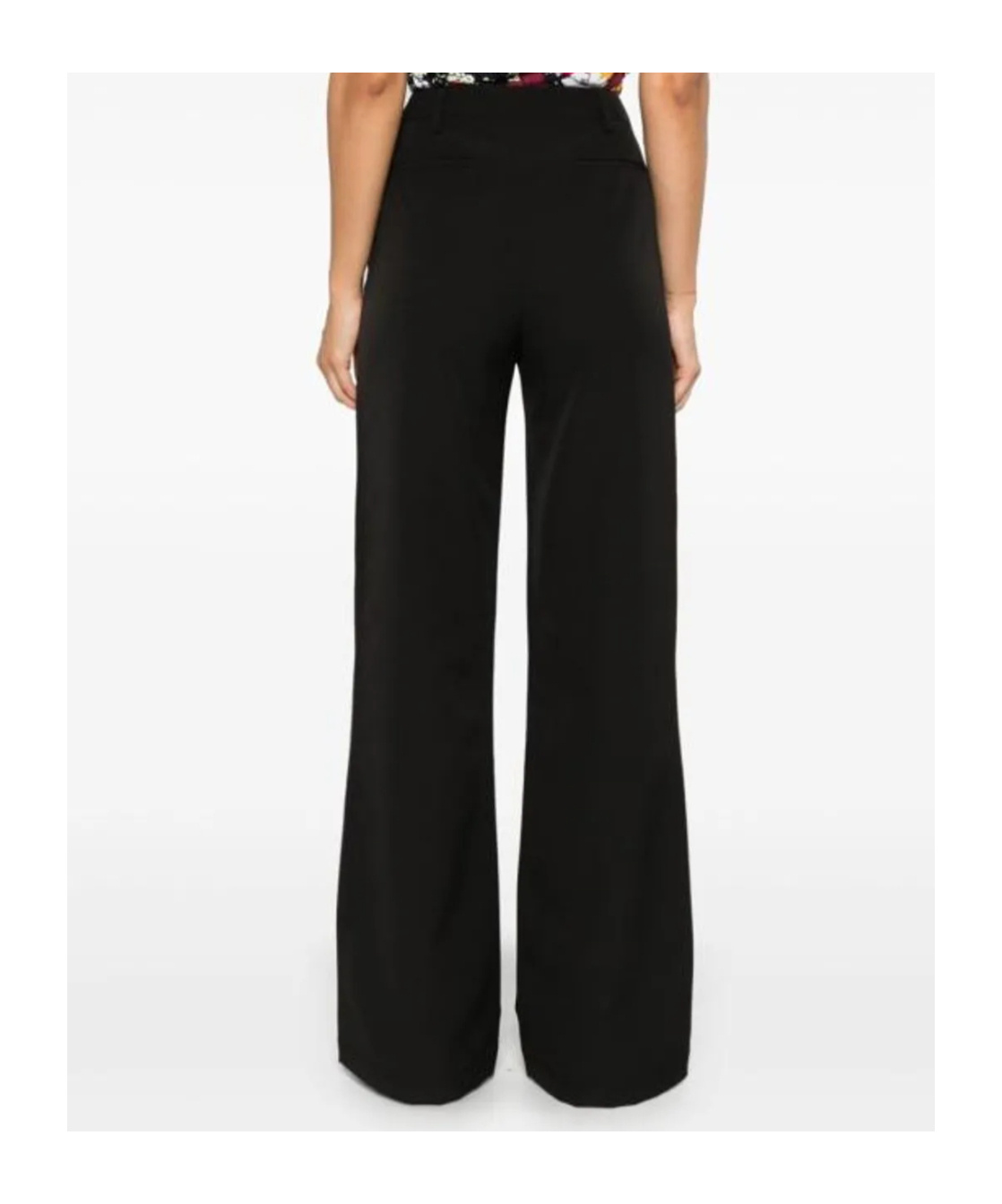 Moschino Straight-leg Trousers In Black