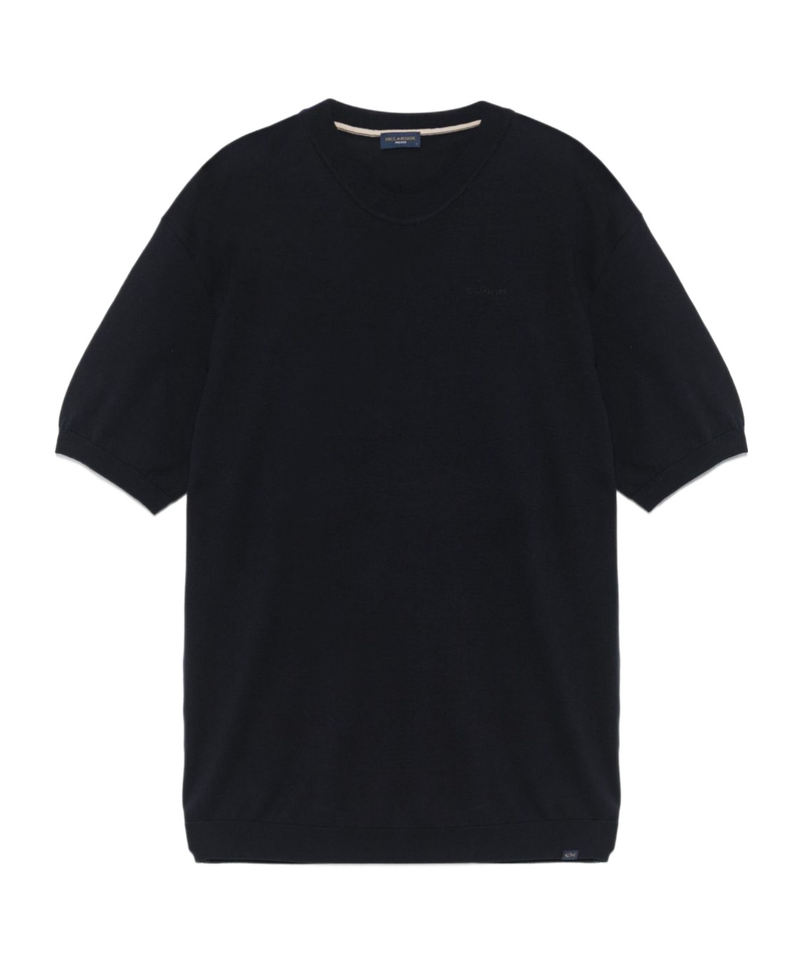 Shop Paul & Shark Cotton T-shirt In Black