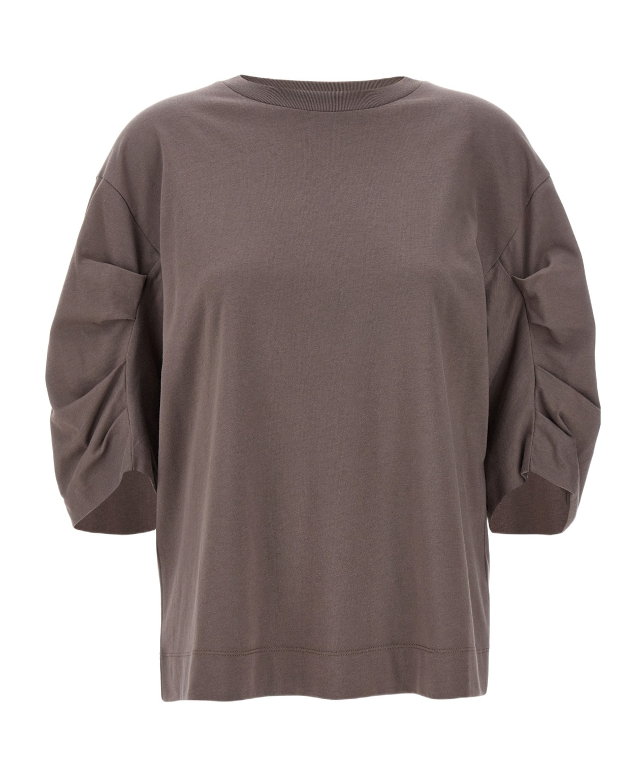 Shop Dries Van Noten Heynet Crewneck T-shirt In Gray