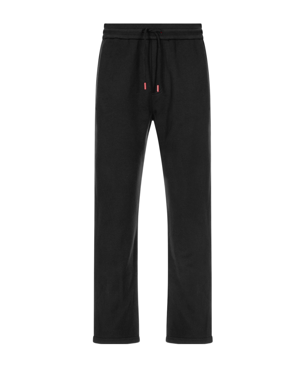 Kiton Long-sleeved Sweatshirt And Pants Set In Black