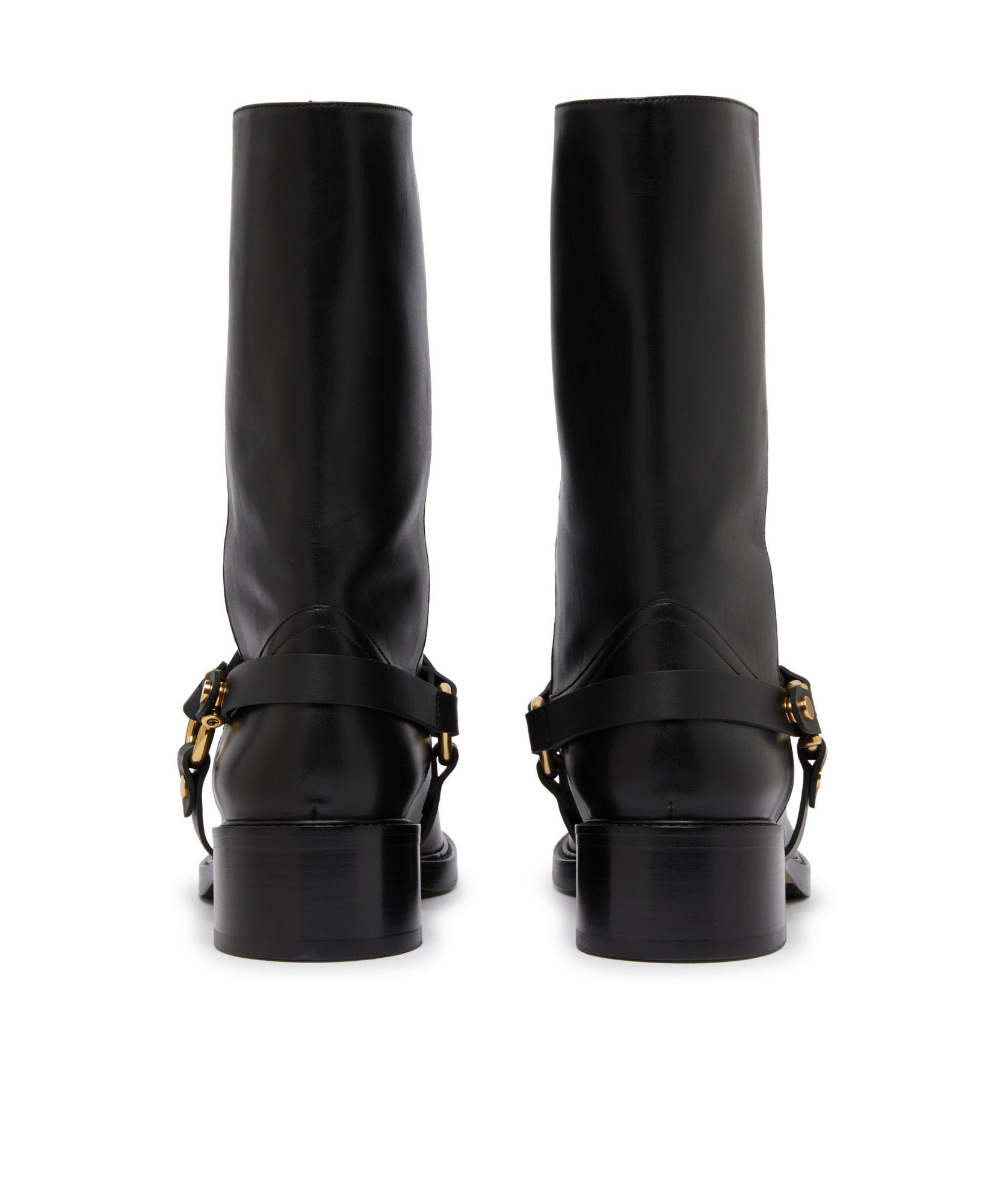 Shop Chloé Dakota Leather Boots In Black