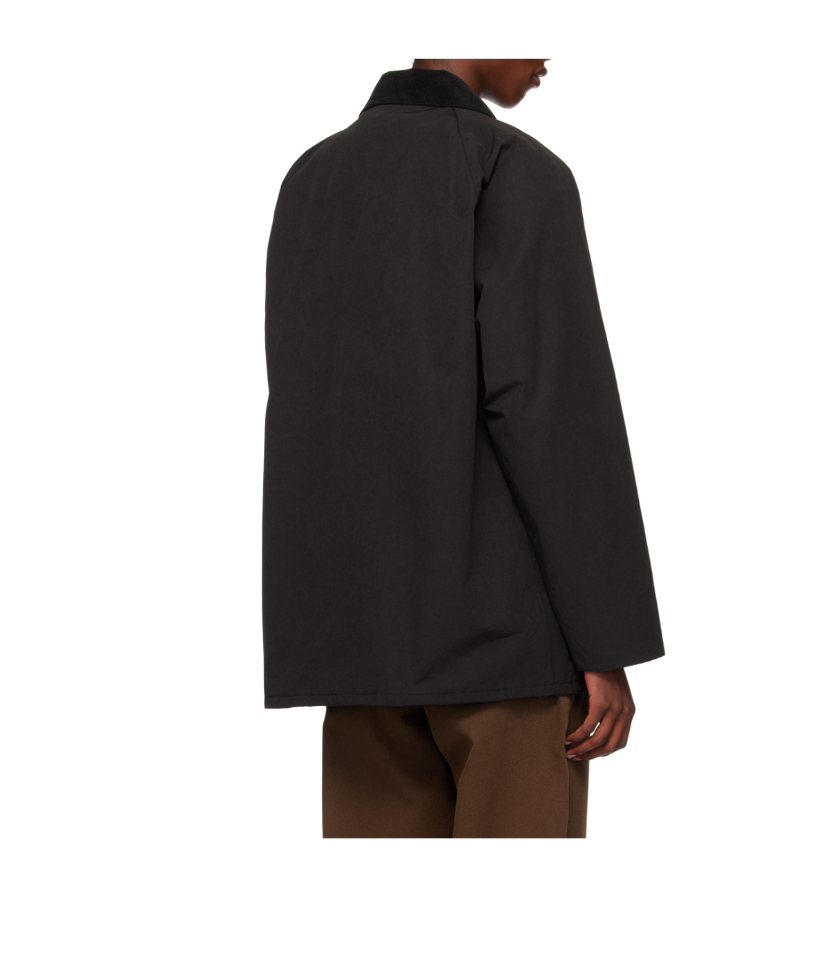 Dunst 'hunting' Black Jacket With Classic Collar And Adjustable Belt In Black