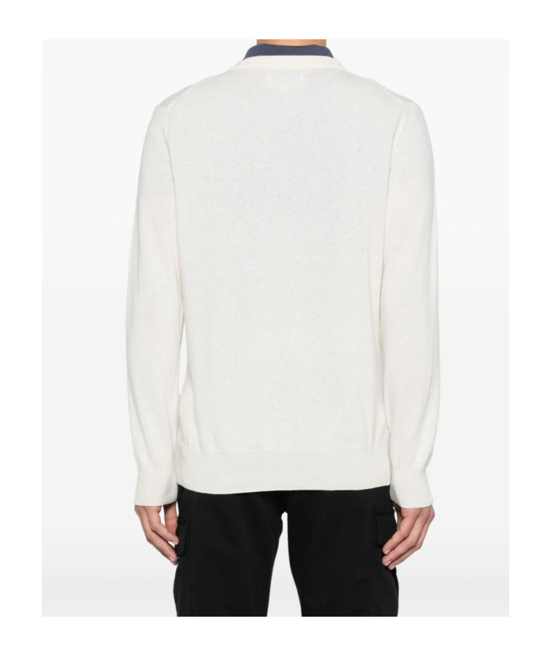 Shop Mc2 Saint Barth Long-sleeved Sweater In White