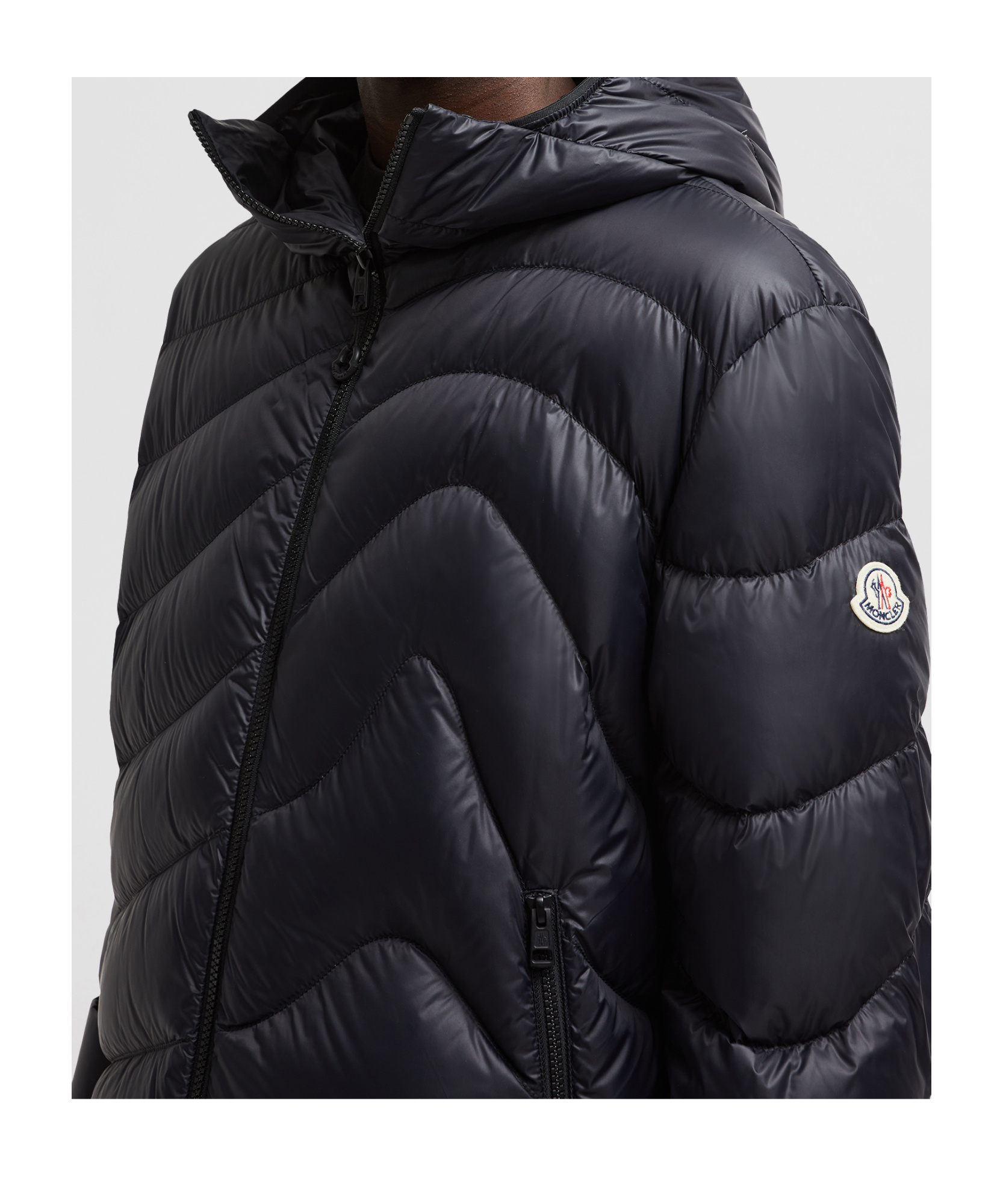 Moncler Zephyros Down Jacket In Black