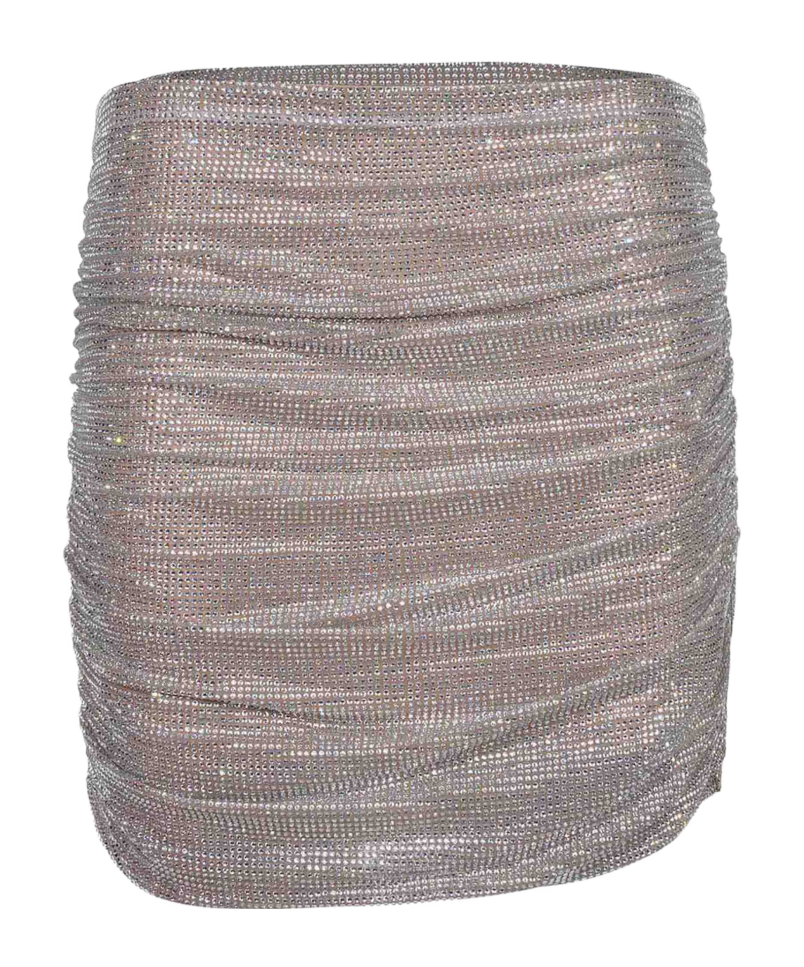 Giuseppe Di Morabito Crystal Embellished Skirt In Gray