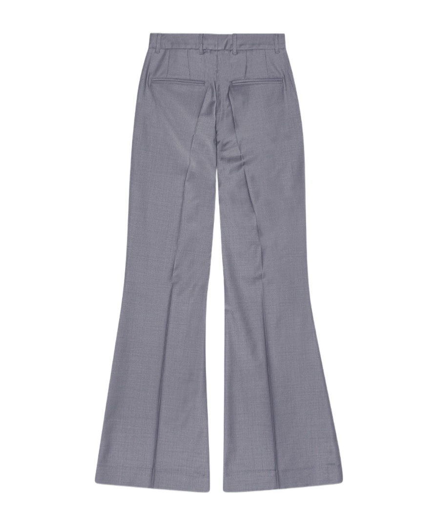 Remain Birger Christensen Mariel Flared Trousers In Gray