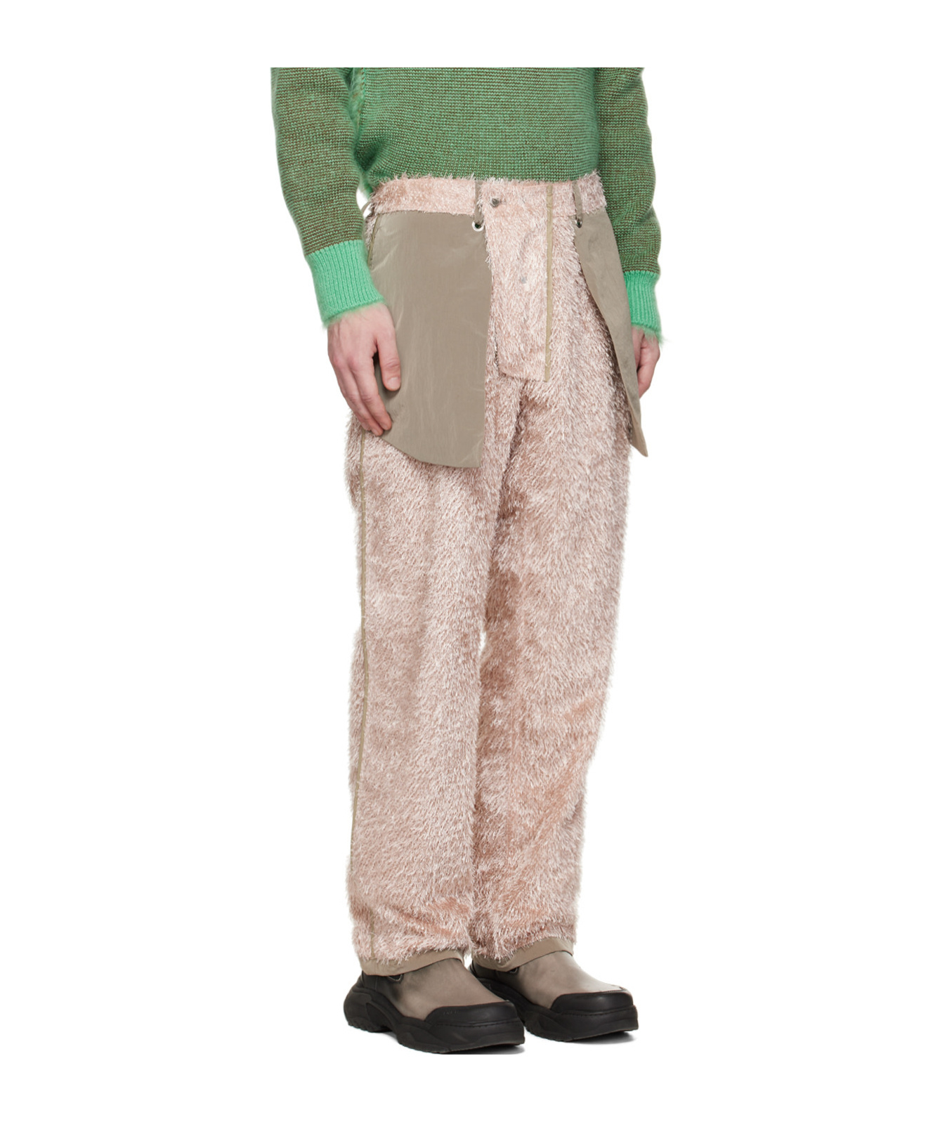 Craig Green Man Pants Light Pink Size M Nylon In Nude