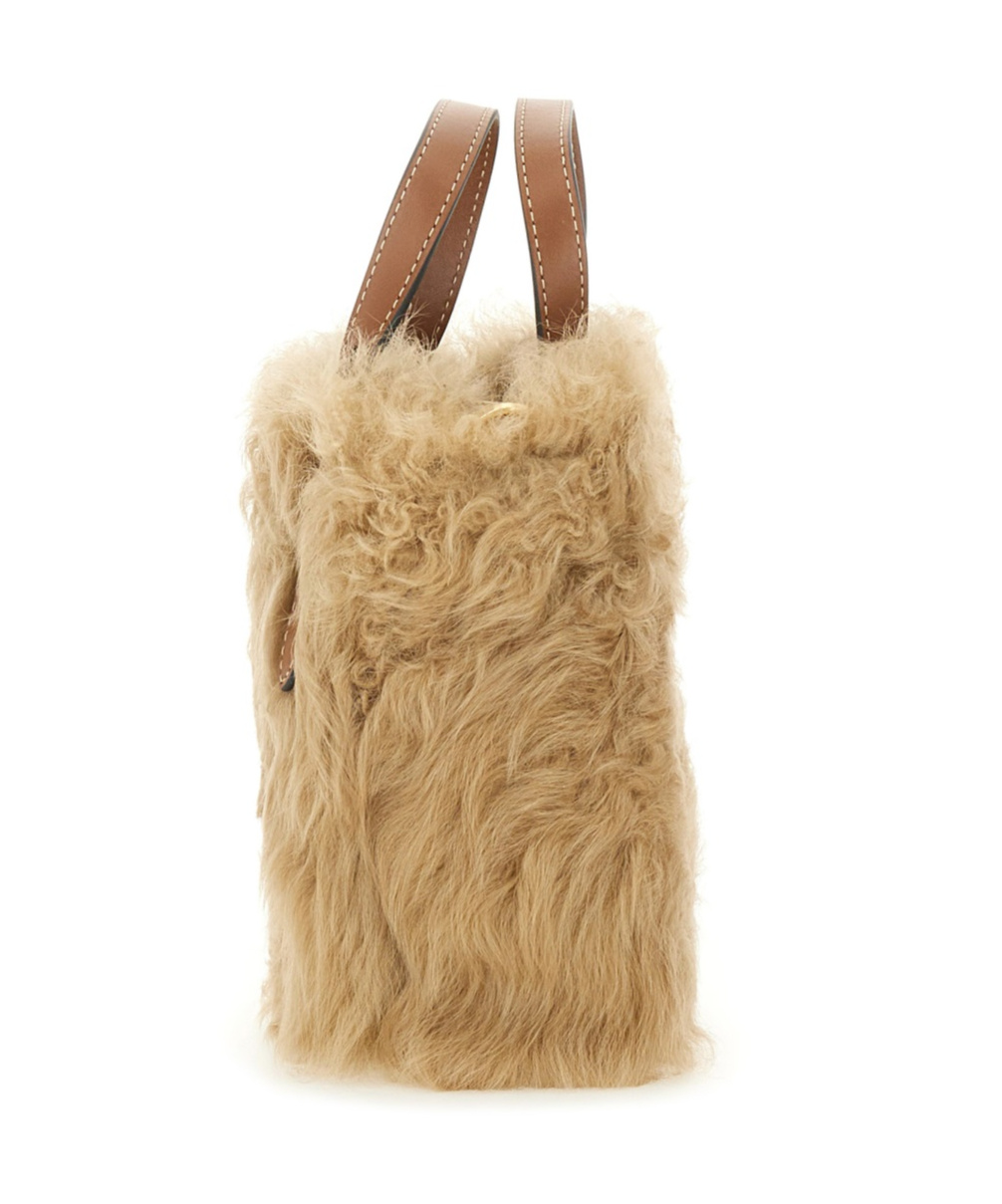 Anya Hindmarch Double Handle Shoulder Bag In Brown