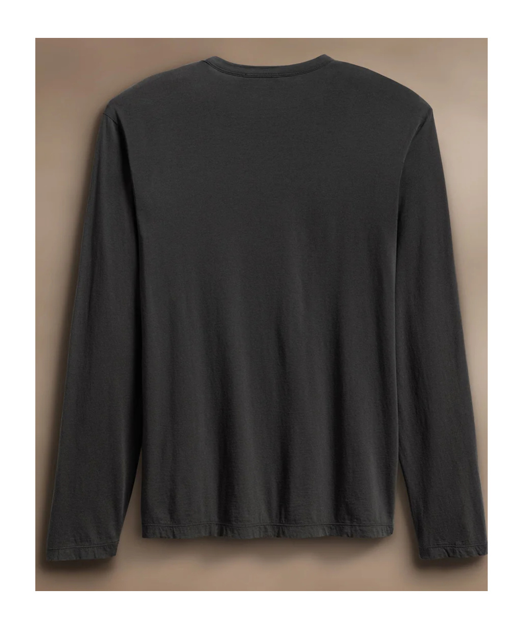 James Perse Long-sleeved T-shirt In Black