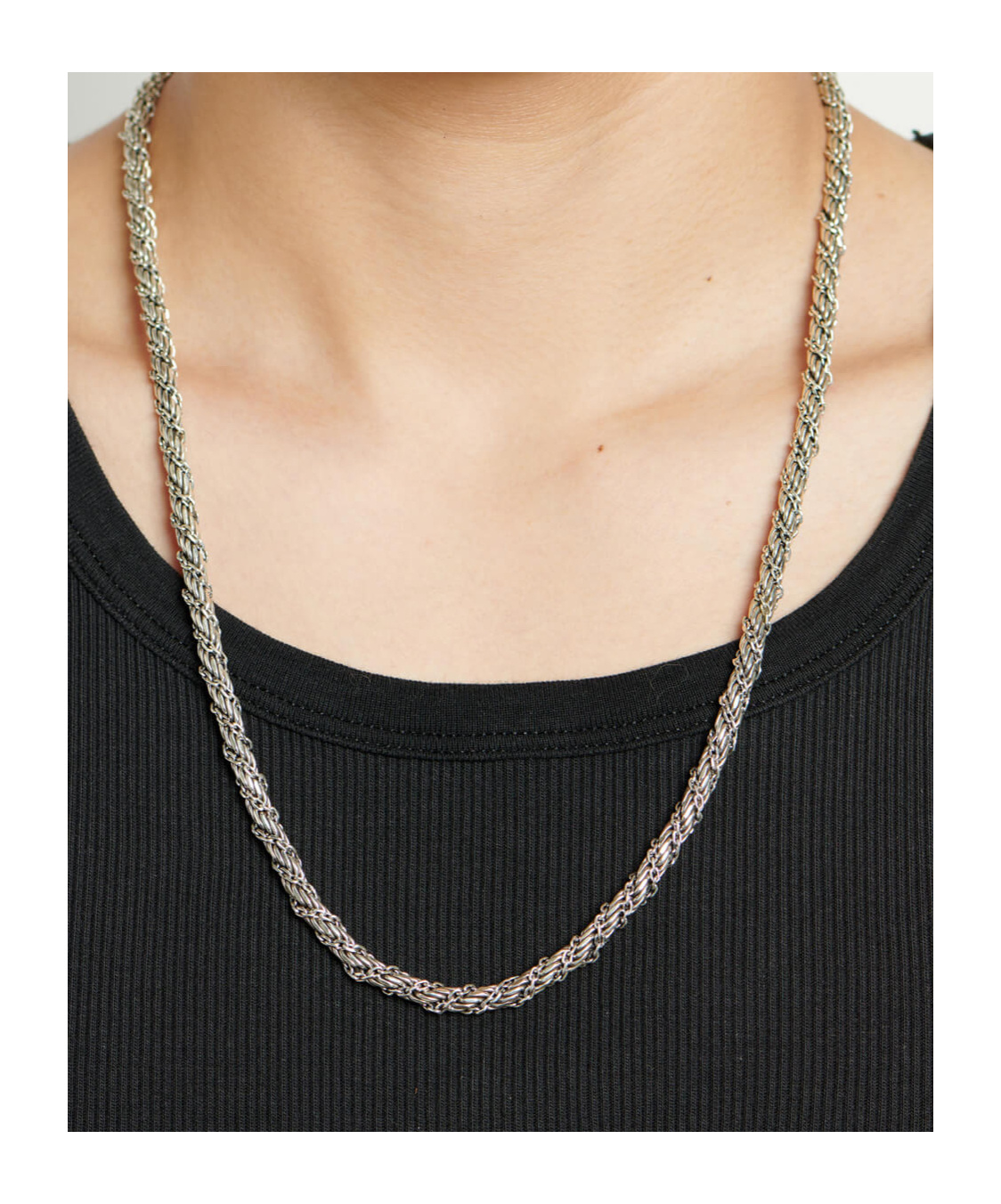 Emanuele Bicocchi Wrapped Rope-chain Necklace In White