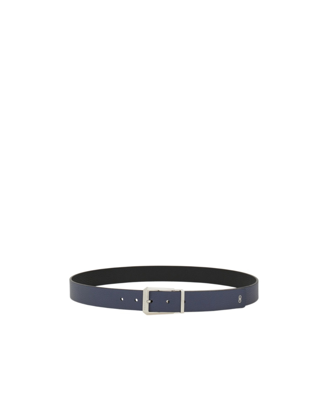 Ferragamo Reversible Leather Belt In Blue