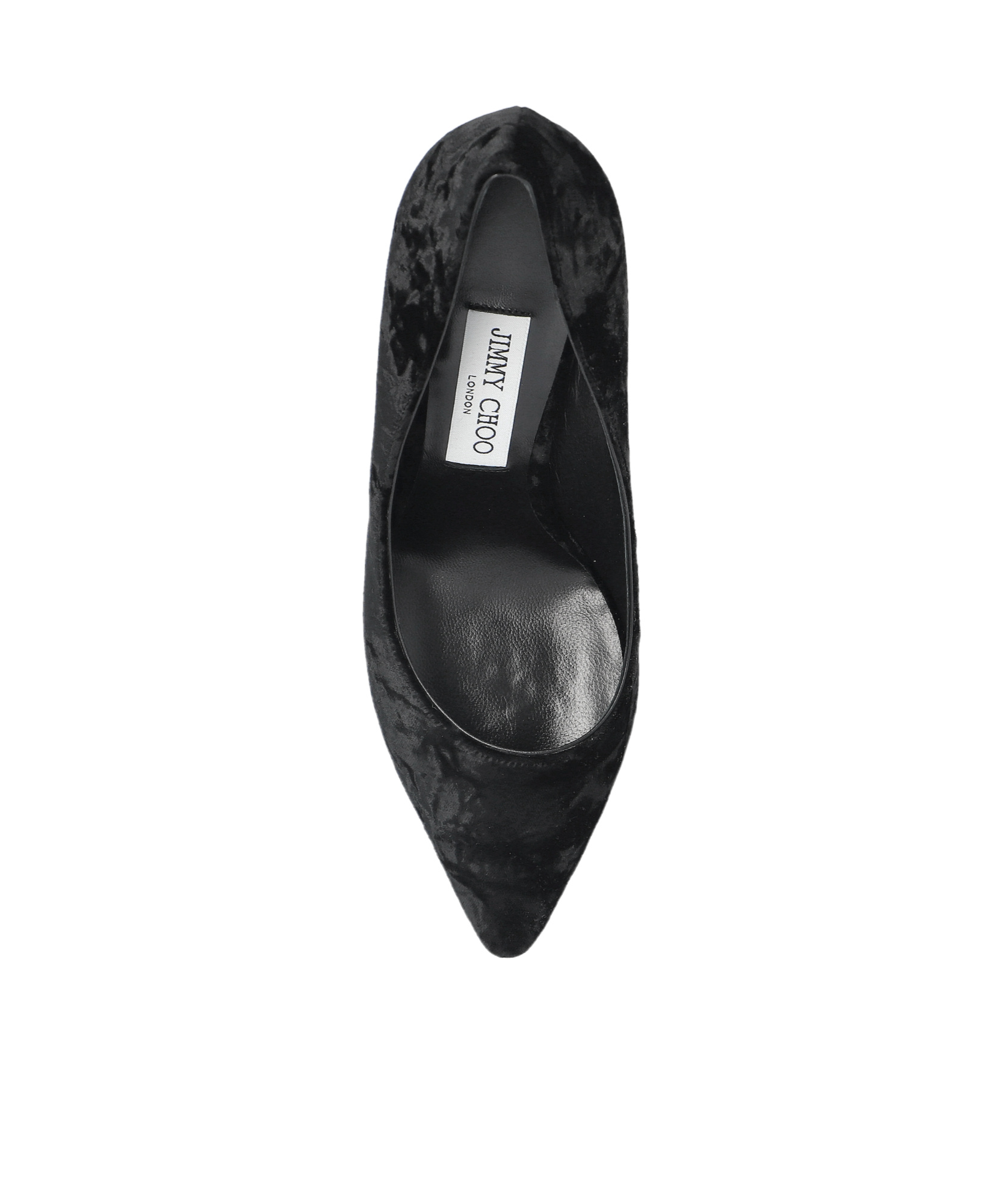 Shop Jimmy Choo Romy 85 Velvet Pumps In Black