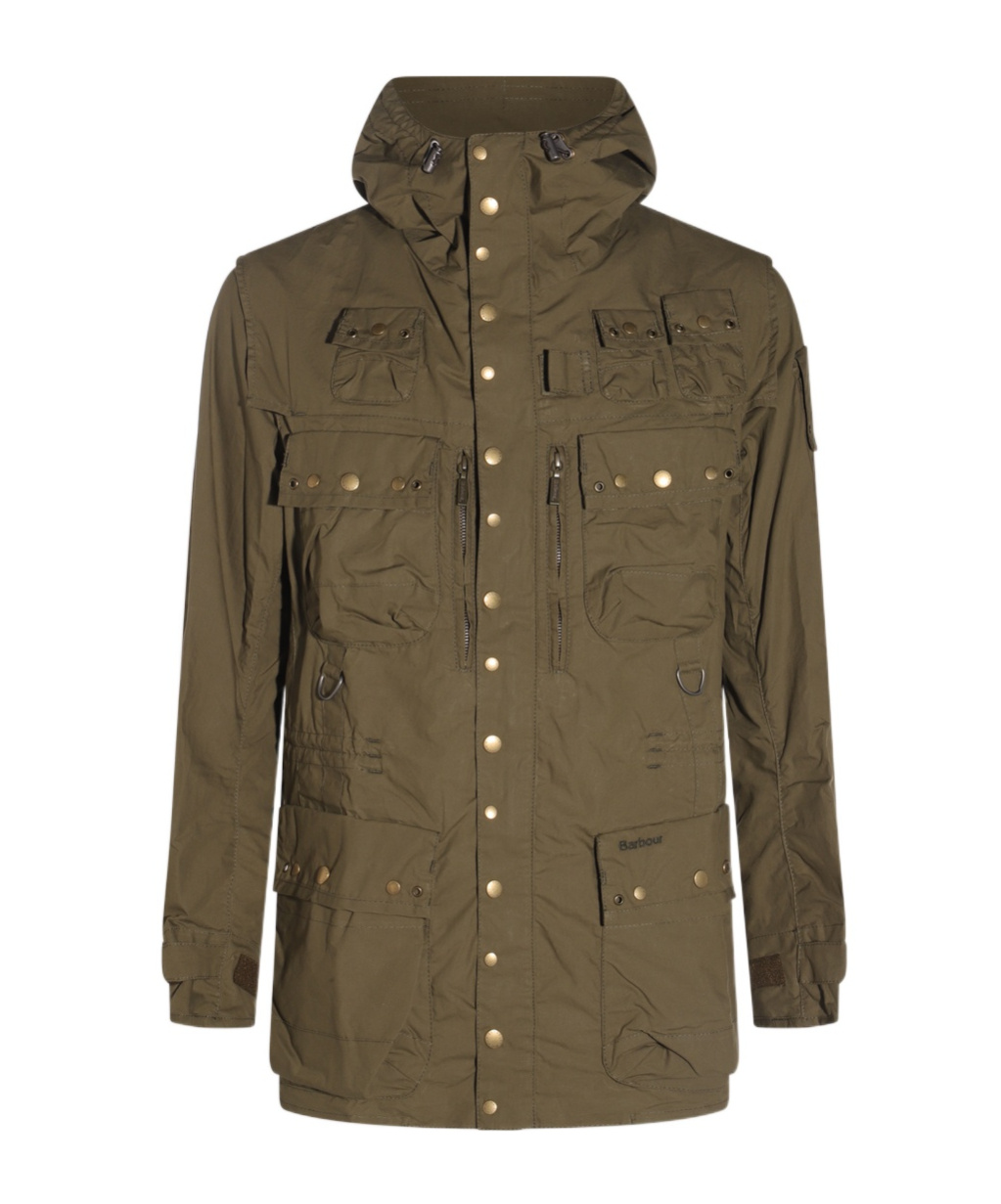 Shop Barbour Cotton Jacket In Green