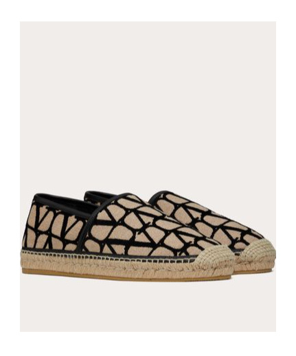 VALENTINO GARAVANI VALENTINO	MONOGRAM JACQUARD SLIP-ON ESPADRILLAS