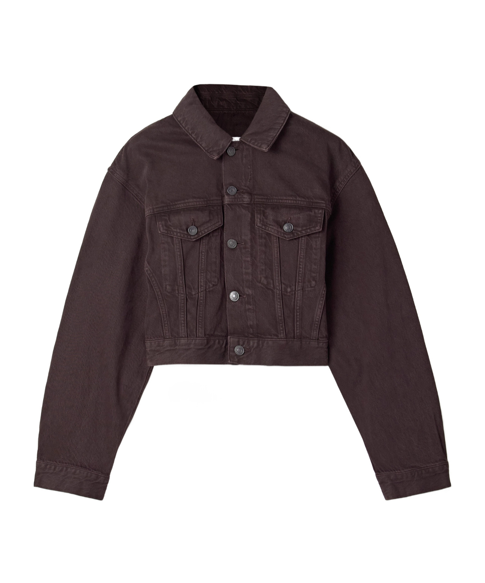 Agolde Radley Denim Jacket In Brown