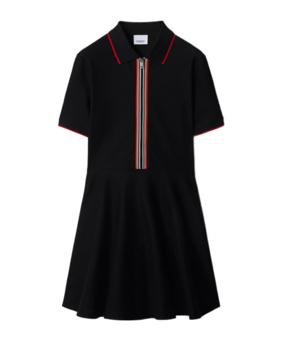 Burberry Polo Dress In Black