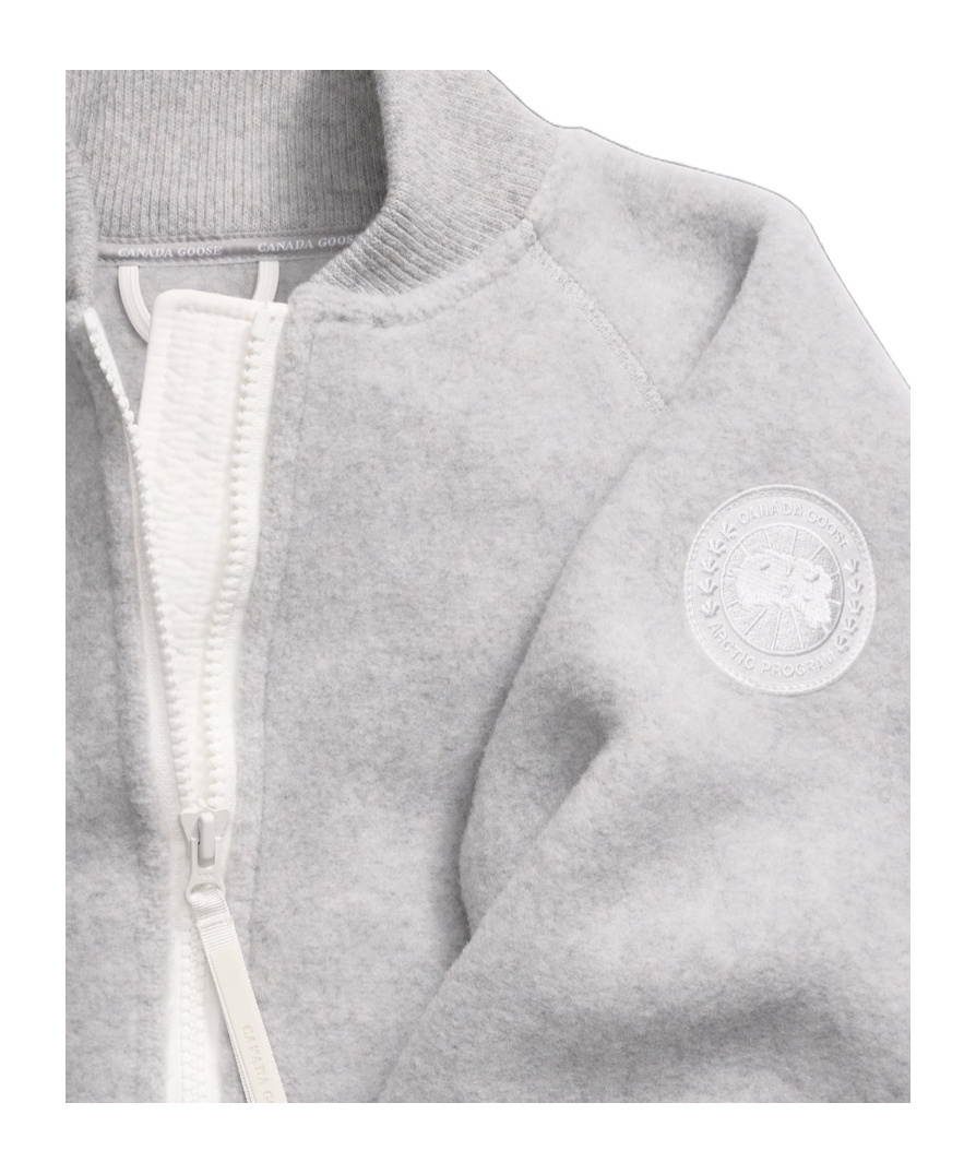 Canada Goose Sierra Zip-front Bomber Jacket In Gray