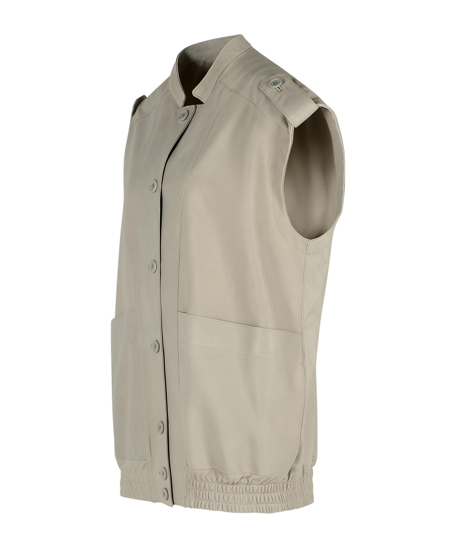 Salvatore Santoro Grey Leather Jacket In Gray