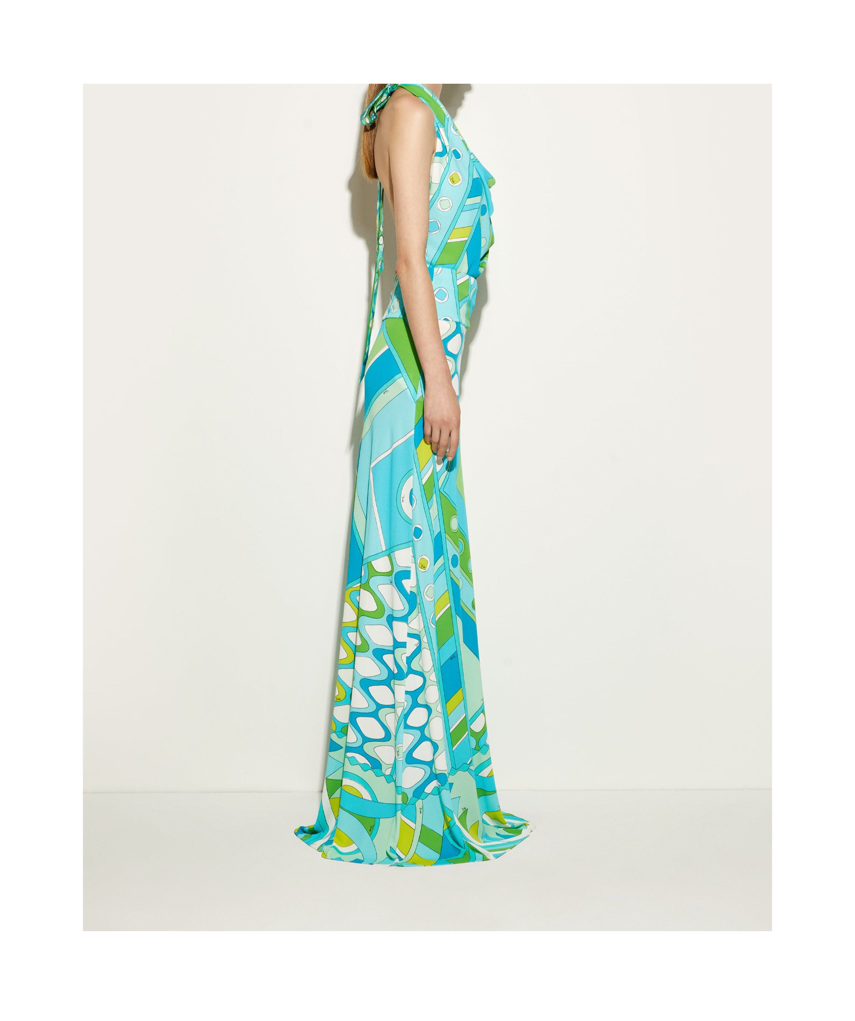 EMILIO PUCCI VIVARA-PRINT MAXI SKIRT