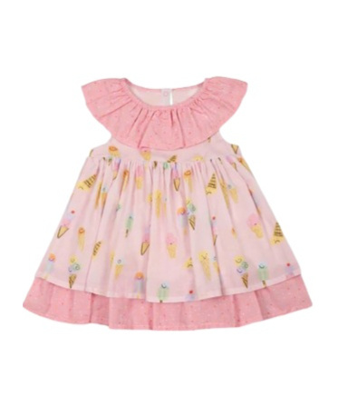 Stella Mccartney Patterned Dress In Pink