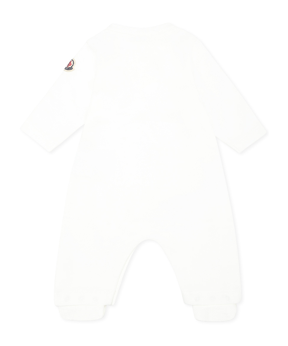 Moncler Long-sleeved Jumpsuit In White