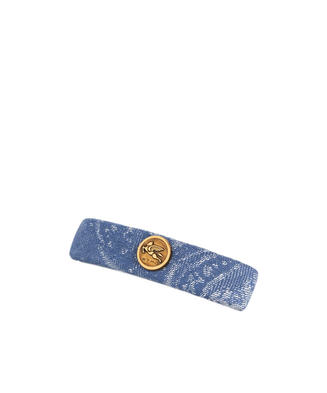 Etro Rectangular Hair Clip In Yellow