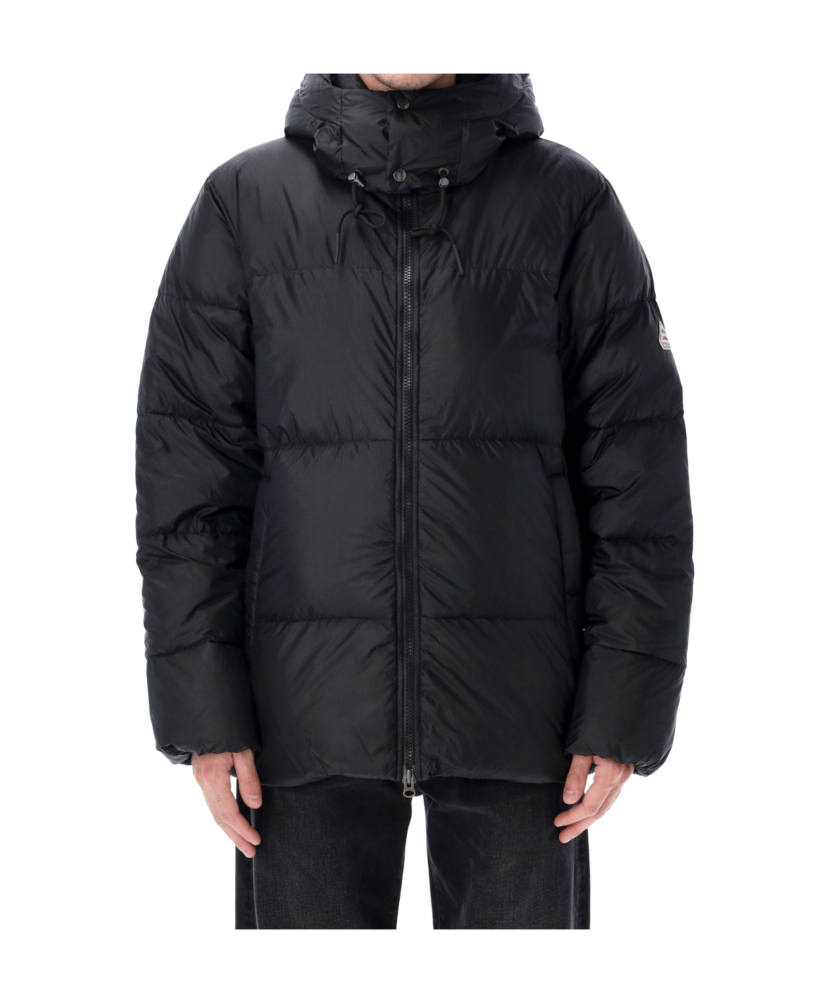 Pyrenex Shift Hooded Ripstop Down Jacket In Black