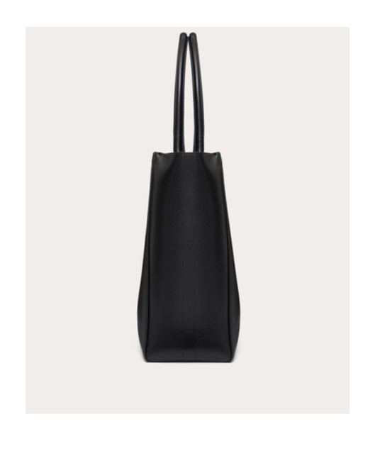 Valentino Medium Vlogo Locker Handbag In Black