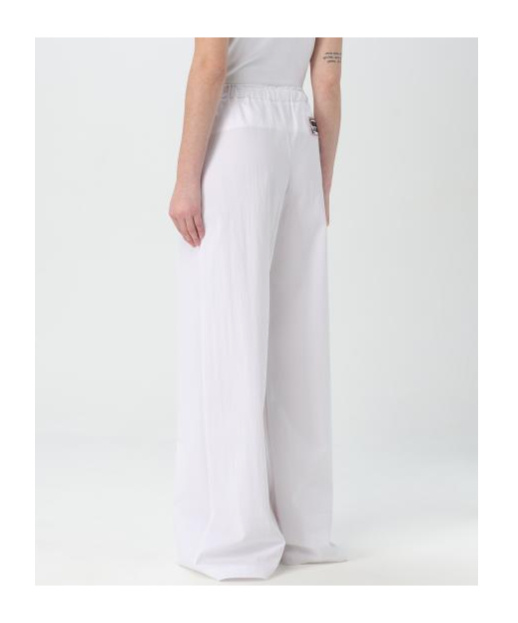 Moschino Drawstring Casual Pants In White