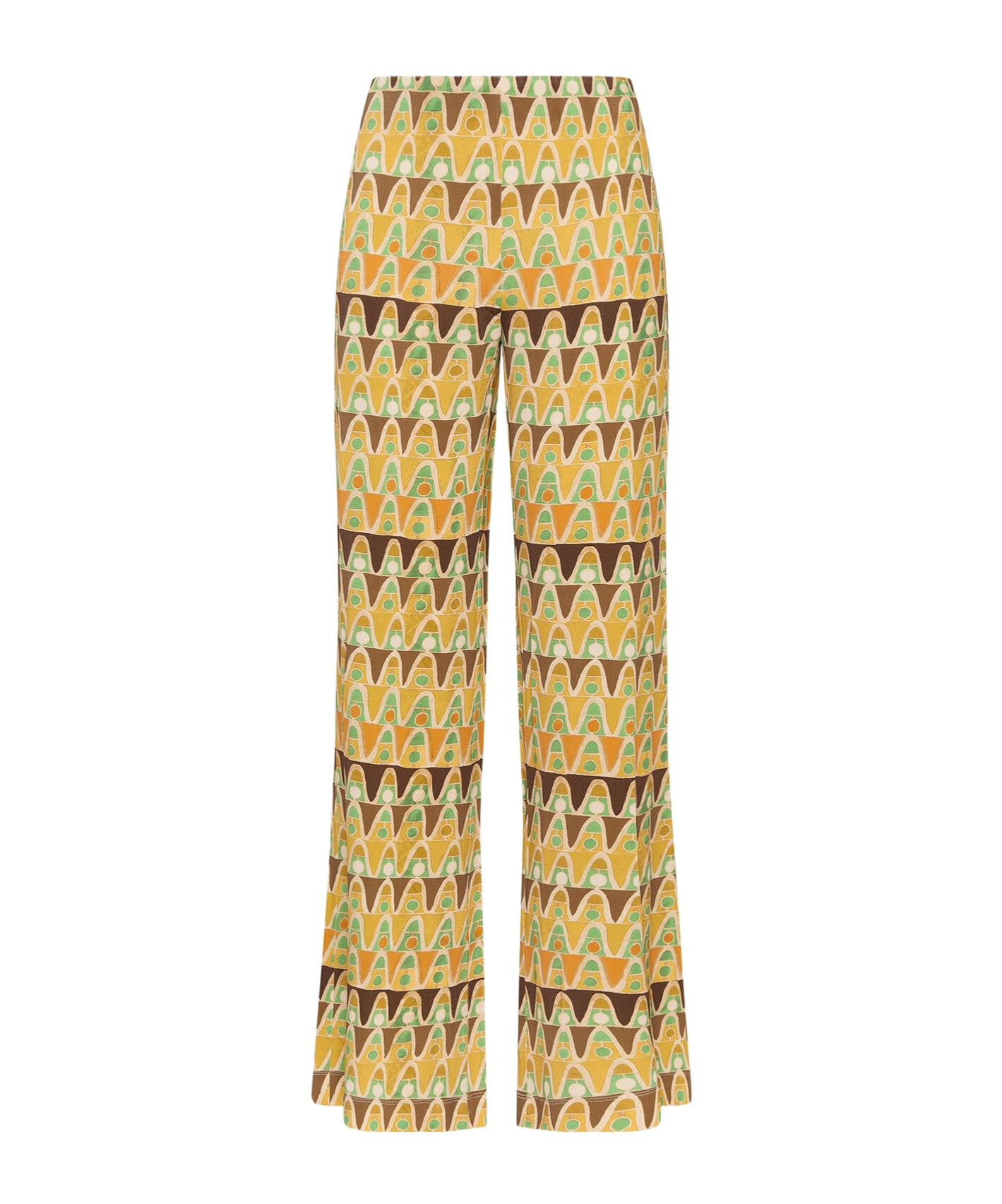 Maliparmi Geometric Mimosa Trousers In Multi