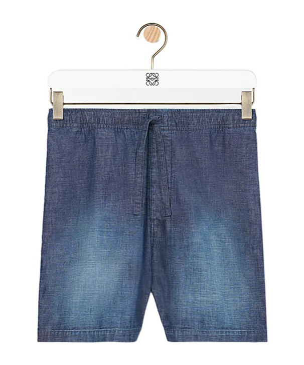 Loewe Regular Fit Shorts In Blue
