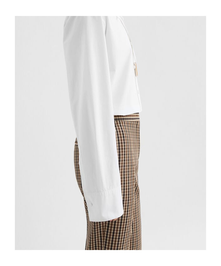 Jil Sander Wool Canvas Tailored Trousers