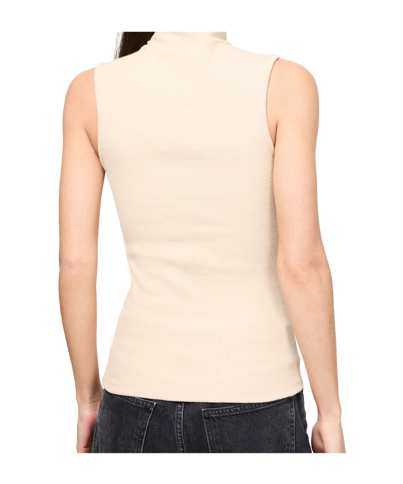 Lemaire Sleeveless Vest In Beige